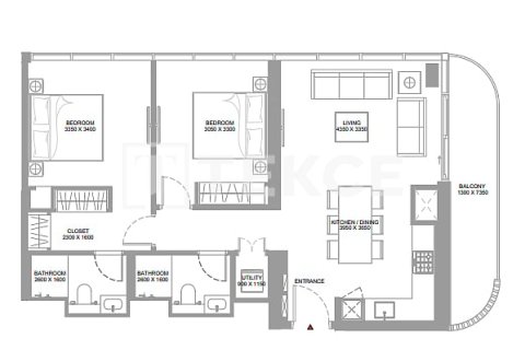 Apartment de 3 dormitorios en Umm Al Quwain, UAE No. 127023 19
