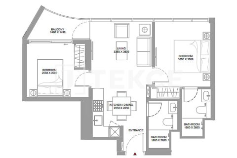 Apartment de 3 dormitorios en Umm Al Quwain, UAE No. 127023 18