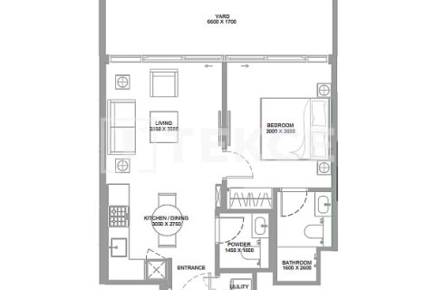 Apartment de 3 dormitorios en Umm Al Quwain, UAE No. 127023 14