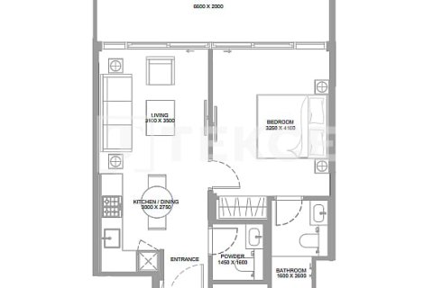 Apartment de 3 dormitorios en Umm Al Quwain, UAE No. 127023 12