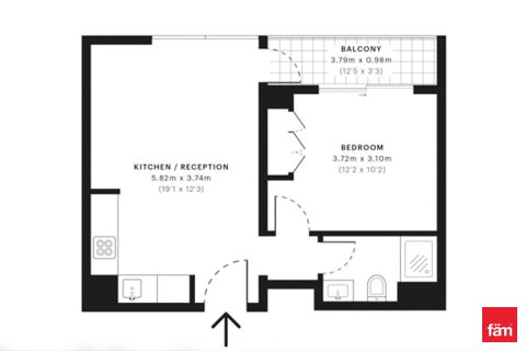 Appartement de 1 chambre à Dubai, UAE No. 216262 3