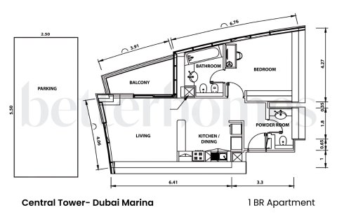 1 bedroom Apartment in Dubai Marina, UAE No. 226467 10