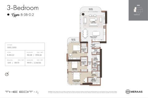 3 bedrooms Apartment in Dubai Design District, UAE No. 160687 3