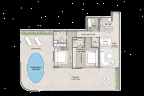 Apartment de 1 dormitorio en Dubai, UAE No. 153494 5