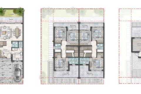 Townhouse de 4 chambres à DAMAC Hills (Akoya by DAMAC), UAE No. 153646 3