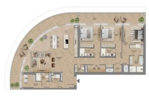 Apartment de 1 dormitorio en Saadiyat Island, UAE No. 153412 3