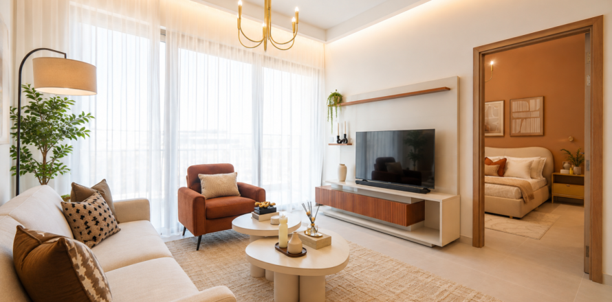 Apartment de 1 dormitorio en Dubai, UAE No. 202376