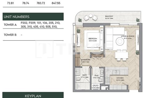 Apartment de 2 dormitorios en Ras Al Khaimah, UAE No. 168387 5