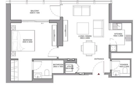 Apartment de 1 dormitorio en Sobha Hartland, UAE No. 153593 17
