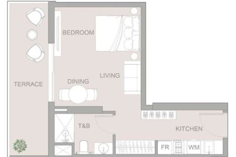 Appartement de Studio à Jumeirah Village Circle, UAE No. 153613 6