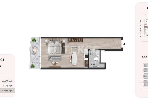 Квартира студия в Al Marjan Island, ОАЭ №134447 25