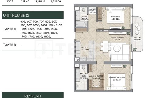 Appartement de 3 chambres à Ras Al Khaimah, UAE No. 168388 23