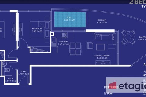 2 bedrooms Apartment in Maritime City, UAE No. 48095 5