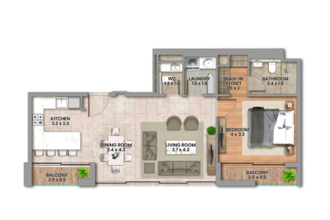 1 bedroom Apartment in Dubai, UAE No. 153586 4
