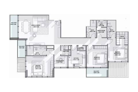 Apartment de 1 dormitorio en Dubai, UAE No. 153515 3