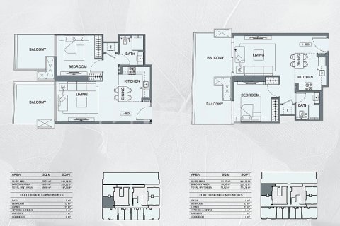 Appartement de 2 chambres à Jumeirah Village Circle, UAE No. 143805 20