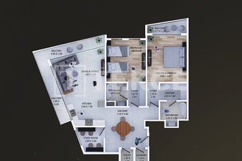 Apartment de 2 dormitorios en Majan, UAE No. 213262 19