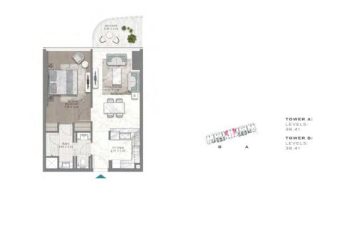 1 bedroom Apartment in Dubai Harbour, UAE No. 153698 3