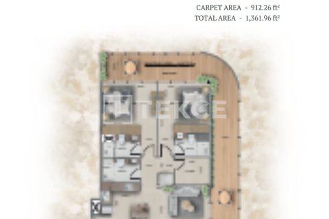 Apartment de 2 dormitorios en Jumeirah Village Circle, UAE No. 203359 5