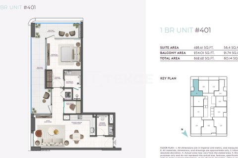 2 bedrooms Apartment in Dubai, UAE No. 155286 6