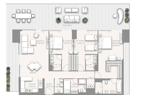 Apartment de 4 dormitorios en Dubai, UAE No. 106672 31