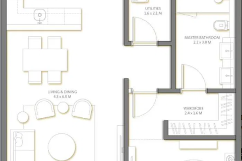 Appartement de 1 chambre à Palm Jumeirah, UAE No. 224633 13