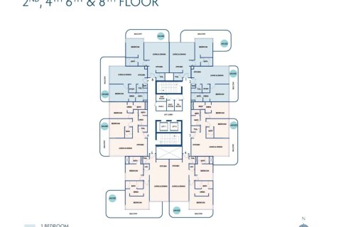 Apartment de 1 dormitorio en Dubai, UAE No. 153521 4