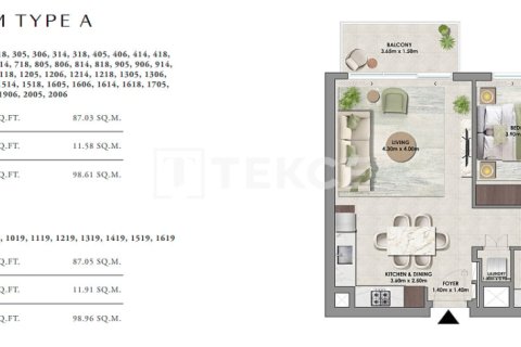 3 bedrooms Apartment in Dubai Hills Estate, UAE No. 139756 14