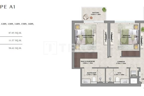 3 bedrooms Apartment in Dubai Hills Estate, UAE No. 139756 15