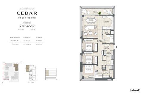 1 غرف نوم شقة في Dubai Creek Harbour, الإمارات العربية المتحدة رقم 153739 5