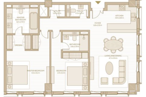 1 bedroom Apartment in Dubai, UAE No. 153599 11