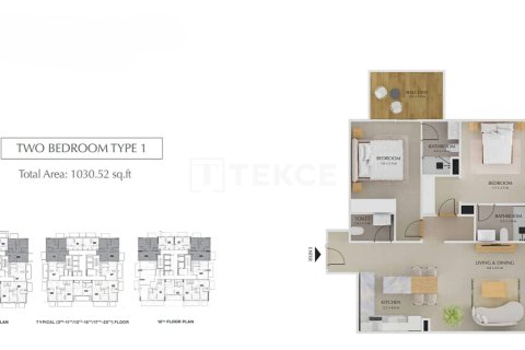 3 غرف نوم منزل ذو طابقين في Jumeirah Village Triangle, الإمارات العربية المتحدة رقم 135328 21