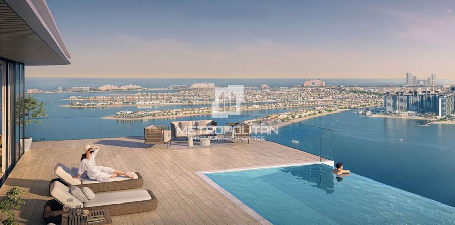 1 غرف نوم شقة في EMAAR Beachfront, الإمارات العربية المتحدة رقم 129043