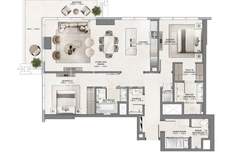 Apartment de 2 dormitorios en Dubai, UAE No. 208199 27