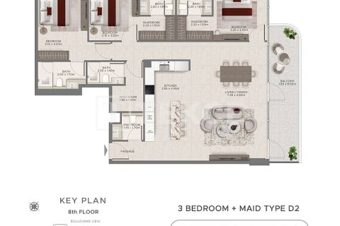 2 bedrooms Apartment in Dubai, UAE No. 163339 3