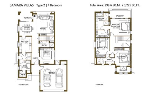 Villa de 4 chambres à Samara, UAE No. 222762 27