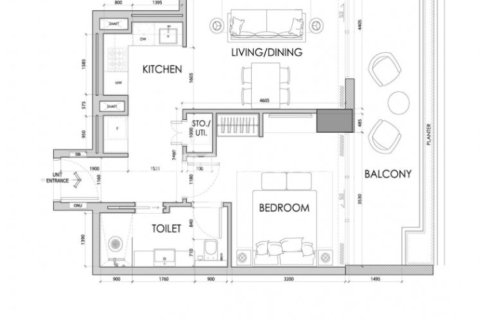 Appartement de 1 chambre à Business Bay, UAE No. 156375 3