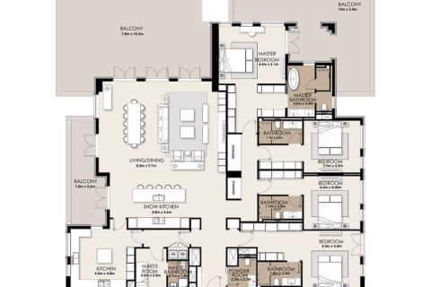Apartment de 1 dormitorio en Dubai, UAE No. 153616 8