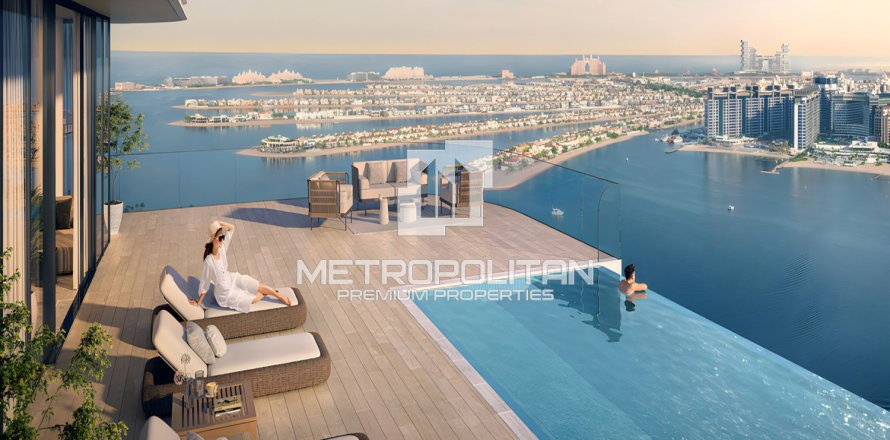 1 غرف نوم شقة في EMAAR Beachfront, الإمارات العربية المتحدة رقم 129228