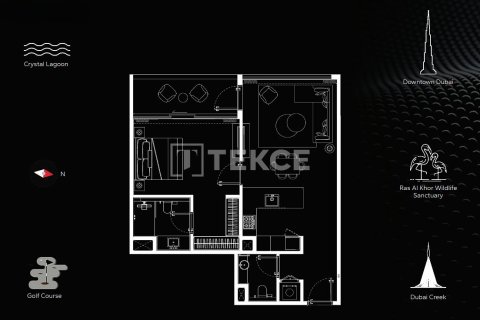Apartment de 1 dormitorio en Meydan, UAE No. 219222 25