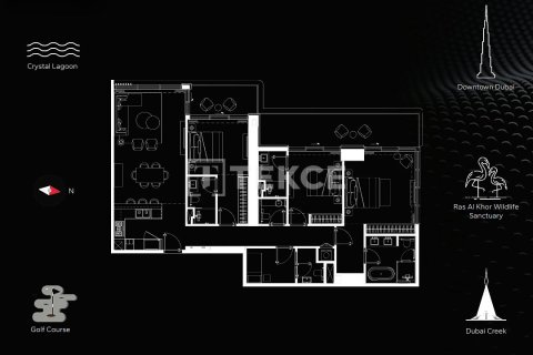 Apartment de 1 dormitorio en Meydan, UAE No. 219222 30