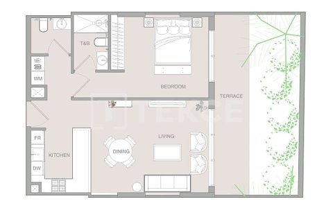 Apartment de 1 dormitorio en Jumeirah Village Circle, UAE No. 64618 21