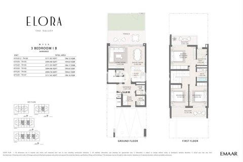 Townhouse de 3 dormitorios en The Valley, UAE No. 162507 14