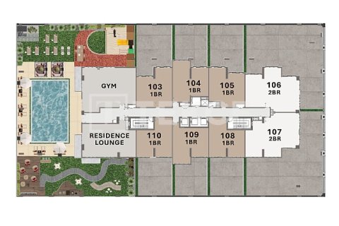 Apartment de 1 dormitorio en Dubai, UAE No. 146631 28