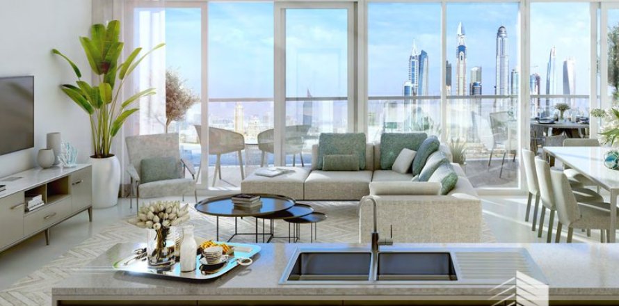Apartment de 3 dormitorios en EMAAR Beachfront, UAE No. 8835