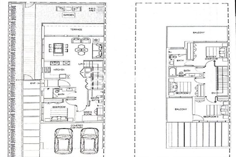 Townhouse de 4 dormitorios en Park Residences, UAE No. 205899 14