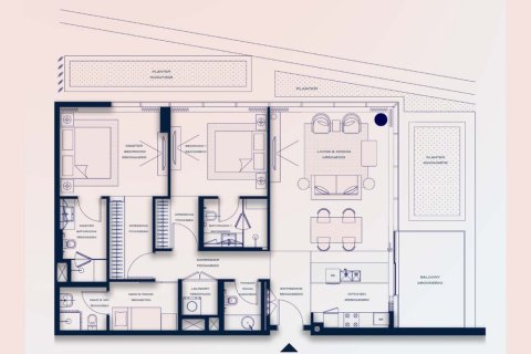Apartment de 1 dormitorio en Dubai, UAE No. 153536 7