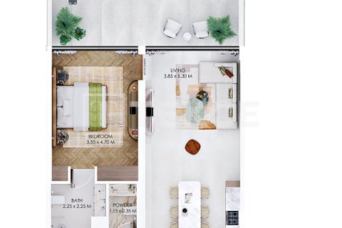Appartement de 1 chambre à Meydan, UAE No. 161605 31