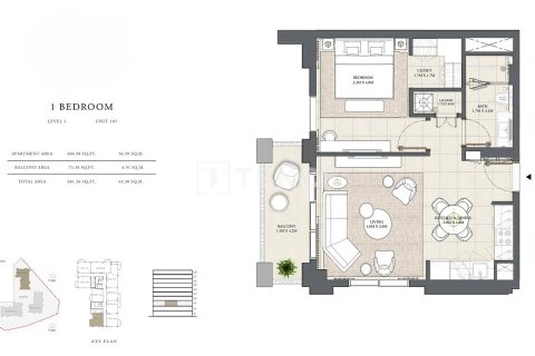 Apartment de 3 dormitorios en Dubai, UAE No. 135983 24
