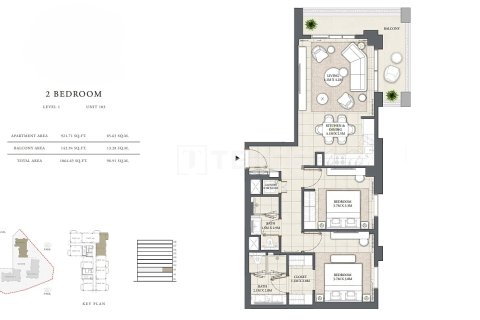 Apartment de 3 dormitorios en Dubai, UAE No. 135983 20